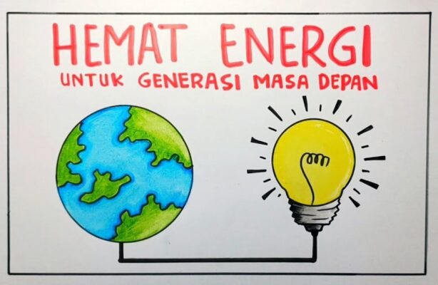 Poster simple Hemat Energi