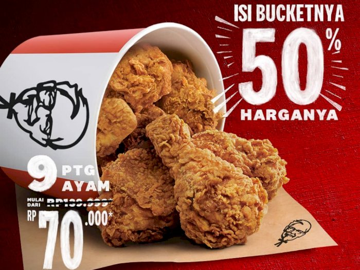 Contoh Iklan Display makanan KFC