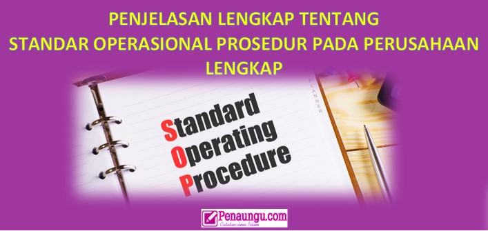 standar operasional prosedur pada perusahaan